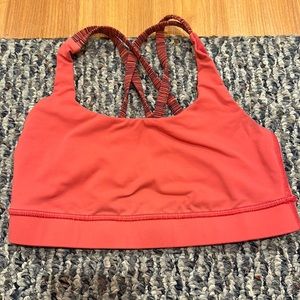 Pink Lululemon Sports bra
